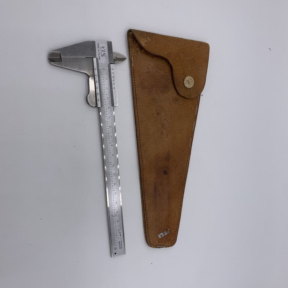 Vintage VIS Caliper Made in Poland Stainless Hardened American National Form